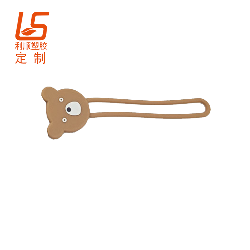 定制耳機線硅膠收納包 硅膠耳機收納盒鑰匙扣綁線器繞線器固線器 (1)