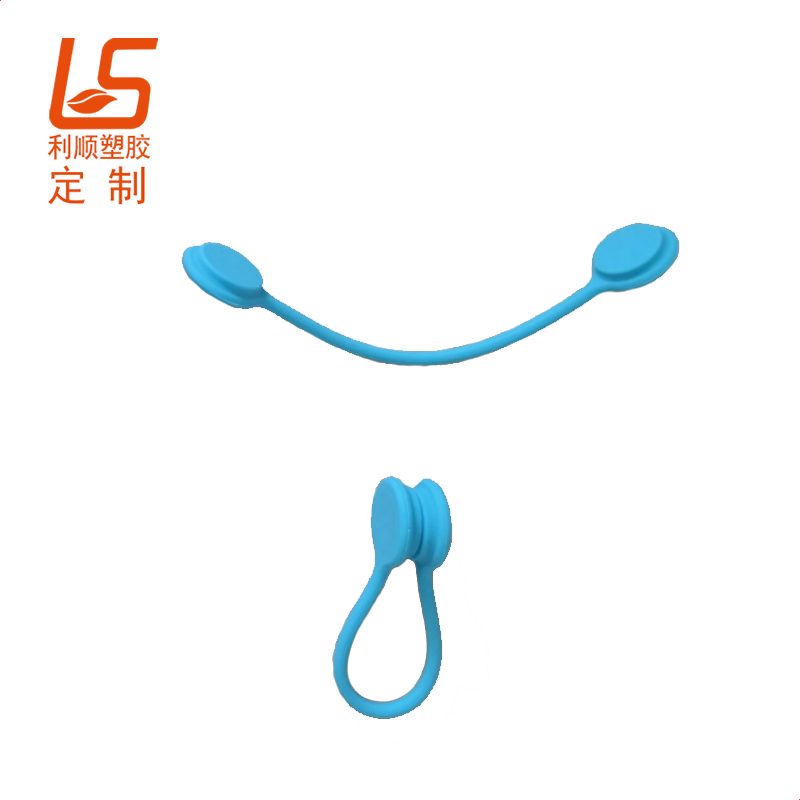 定制耳機線硅膠收納包 硅膠耳機收納盒鑰匙扣綁線器繞線器固線器 (2)